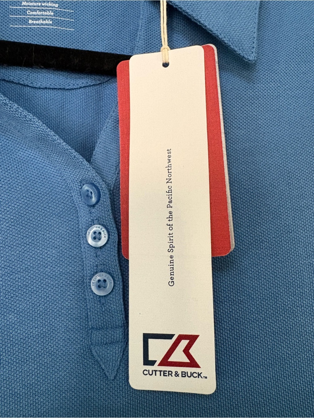 Cutter & Buck Women’s Short-Sleeve Golf Polo in Sky Blue. NWT Lot - Picture 5 of 7